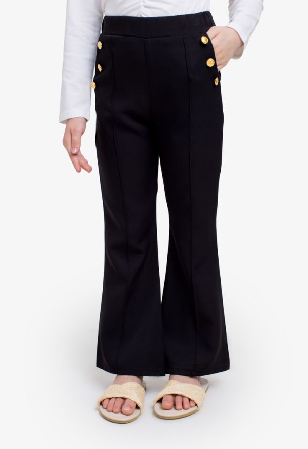 Lila Sequin Embellished High-Waist Trousers | BLUZAT | Wolf & Badger