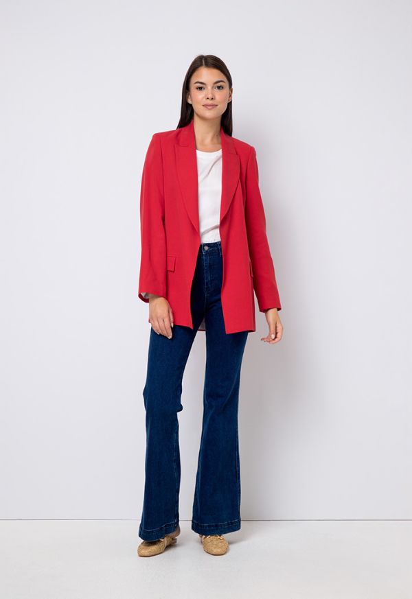 Notched blazer clearance