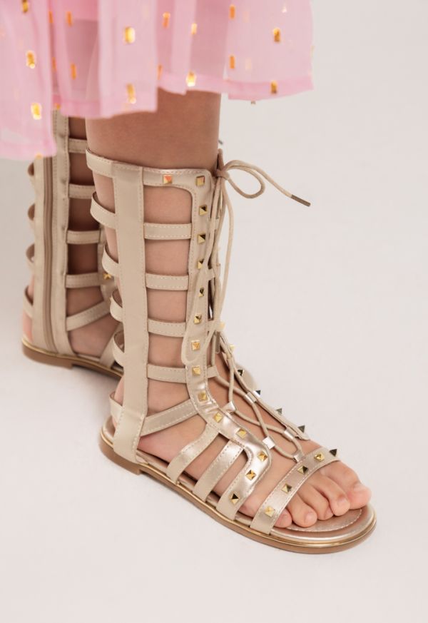 Girls tall 2025 gladiator sandals