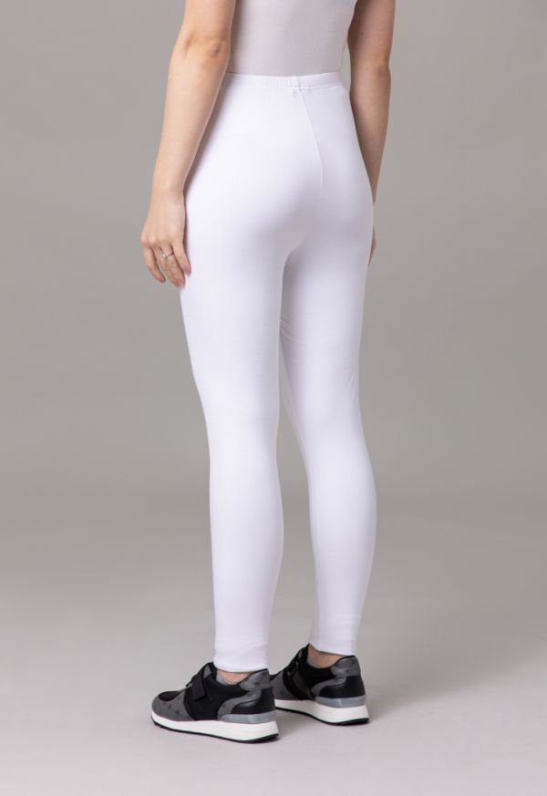 Elasticated Waist Solid Leggings