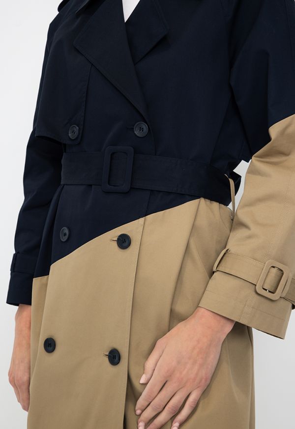 Gosha x burberry two-tone hotsell trench coat