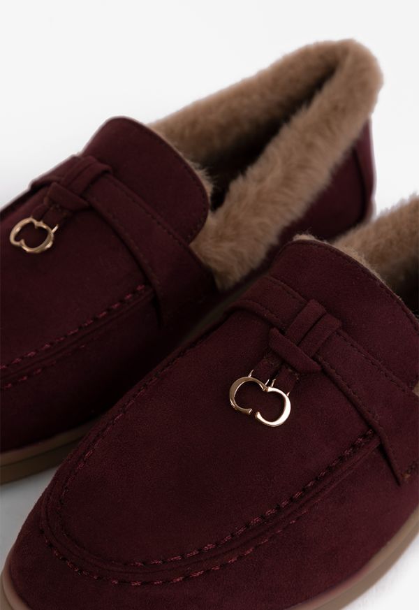 Loafers fur hot sale