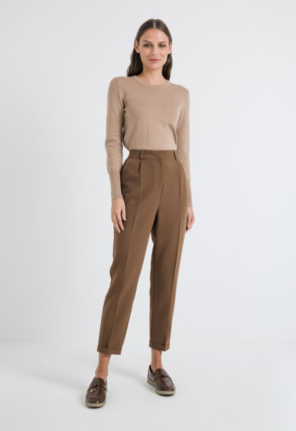 Topshop co-ord button fly slouch peg-leg trousers in sage-Green | £20.50 |  Grazia