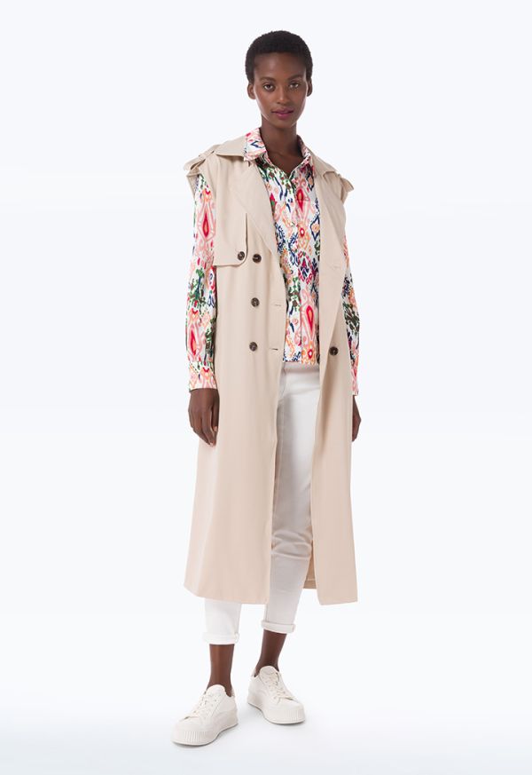 Longline on sale lapel coat