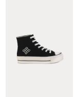 Classic Lace Up High Top Canvas Sneakers -Sale