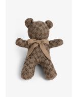 Knitted Monogram Bear Toy