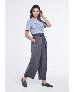 Solid Palazzo Trousers