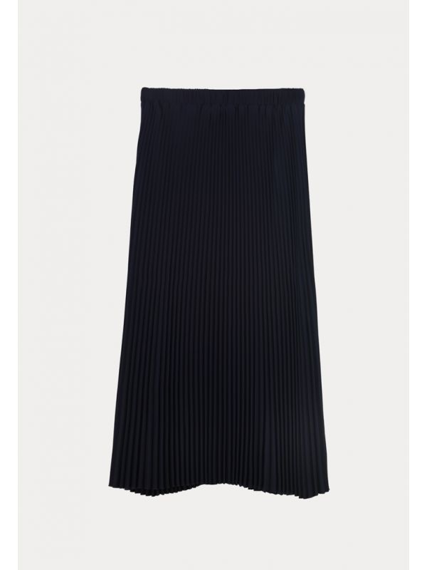 Elasticated black hotsell pleated skirt