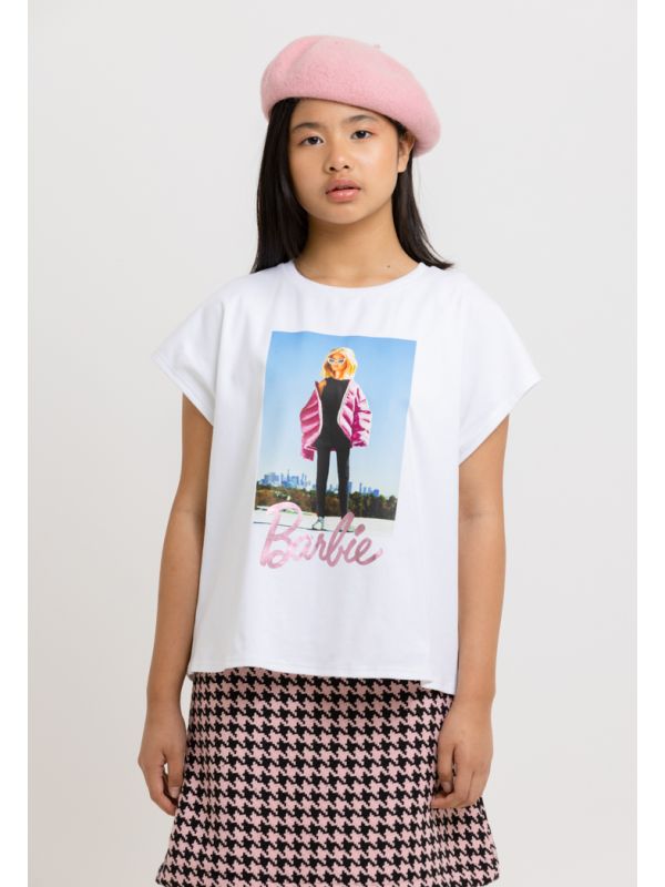 t-shirt com as citações de eu sou uma barbie girl - TenStickers