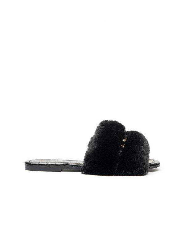 Real faux fur online slides