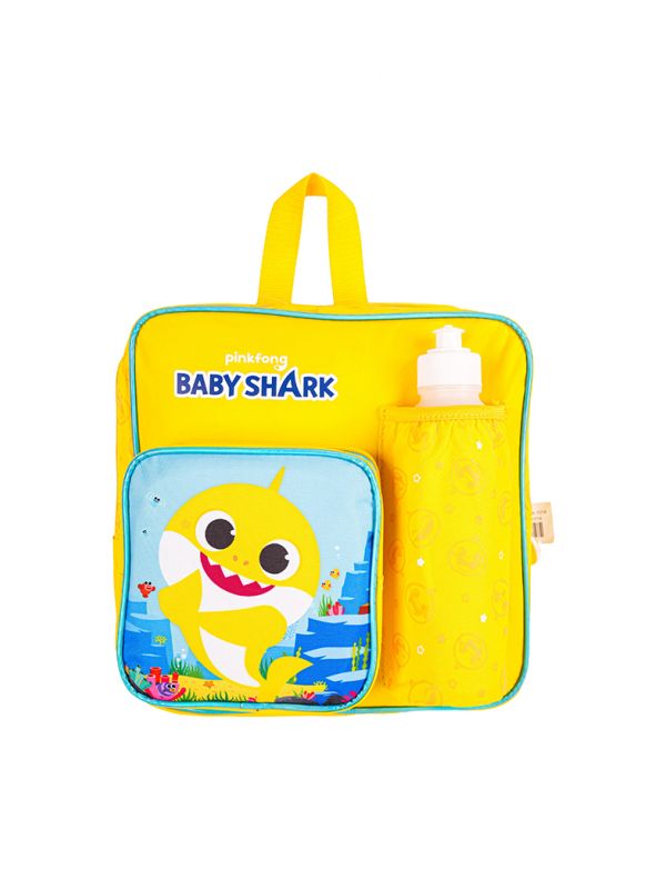 Baby Shark Yellow Backpack With Accessories