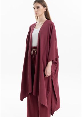 Solid Tent Loose Fit Open Cardigan -Sale