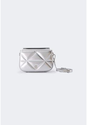 Metallic Quilted Crossbody Bag