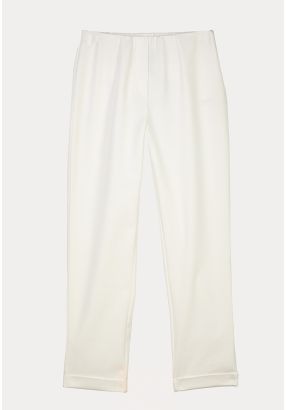 Formal Solid Straight Leg Trousers