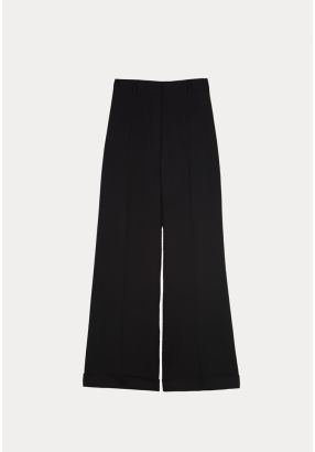 Folded Hem Wide Leg Culottes -Sale