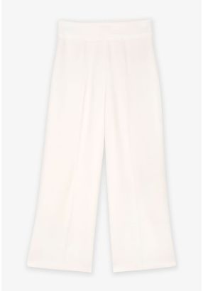 High Rise Solid Formal Trousers -Sale