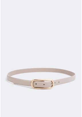 Oval Buckle Belt