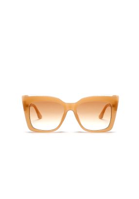 Brown Gradient Cat Eye Sunglasses