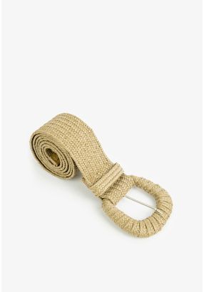 Solid Braided Woven Belt 