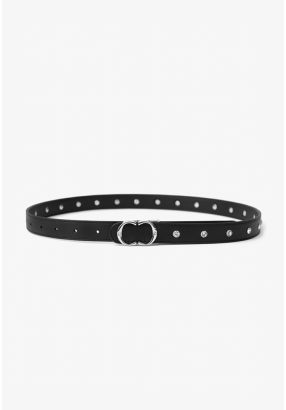 Studded Monogram Belt