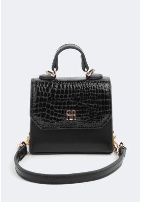 Textured Micro Crossbody Bag