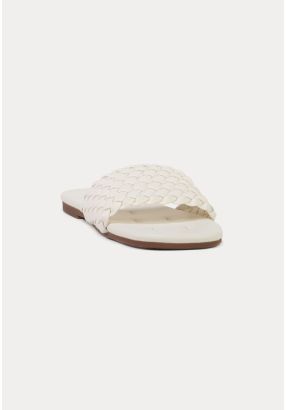 Textured PU Leather Vamps Slides -Sale