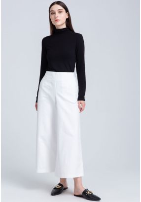 Wide Leg Straight Cut Culottes