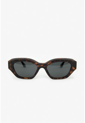 Cat Eye Tortoiseshell Frame Sunglasses