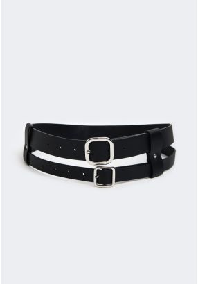 Solid Double Strap Belt