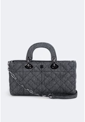 Sleek Quilted Handbag