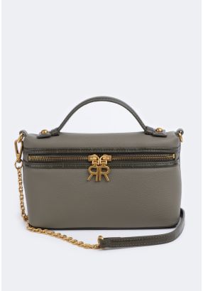 Sleek Top Handle Crossbody Bag