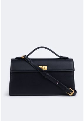 Solid Rectangular Handbag