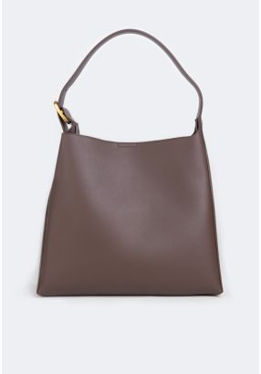 Plain Top Handle Handbag