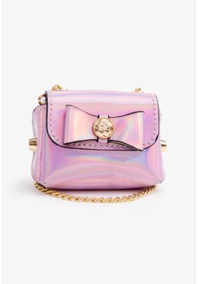 Holographic Micro Crossbody Bag