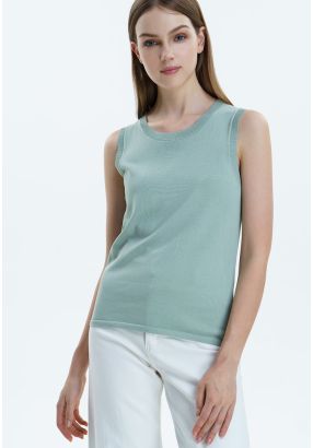 Knitted Sleeveless Top -Sale