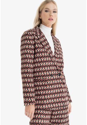 Monogram Printed Lightweight Blazer -Sale