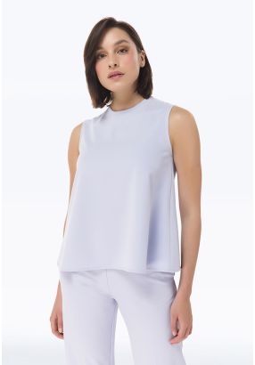 Solid Sleeveless Classic Top -Sale