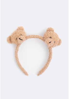 Shearling Bear Hairband