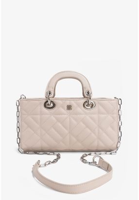 Embellished Quilted Handbag