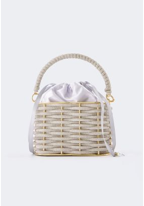 Modern Intricate Crystal Handbag