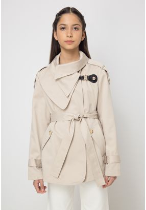 Classic Short Trench Coat