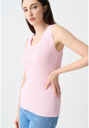 Round Neck Sleeveless Top 