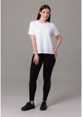 Elasticated Waist Solid Leggings