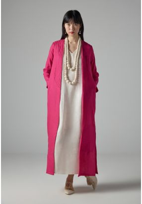 Solid Long Sleeve Maxi Abaya 