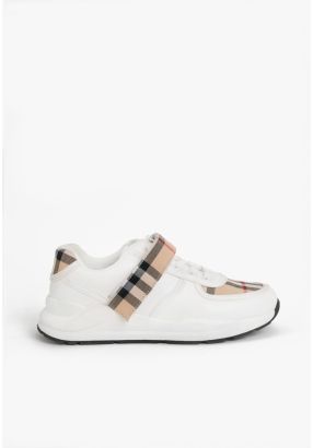 Sporty Checked Sneakers