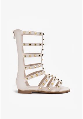 Studded Gladiator Sandals