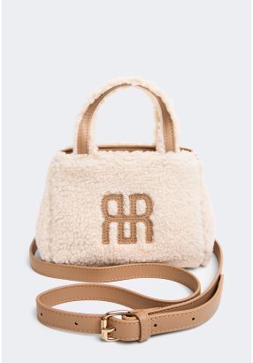 Shearling Monogram Handbag