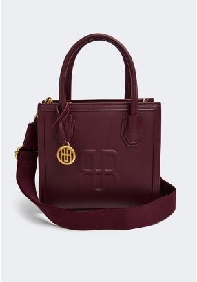 Embossed Monogram Handbag