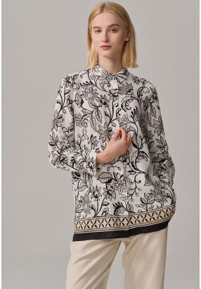 Floral Printed Long Sleeve Shirt 