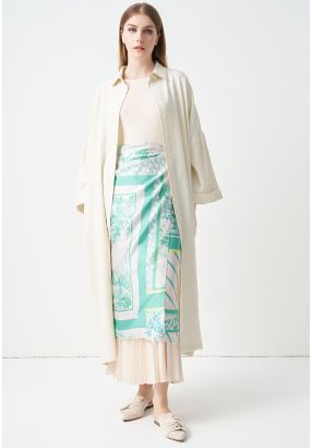 Single Tone Oversize Maxi Dress 